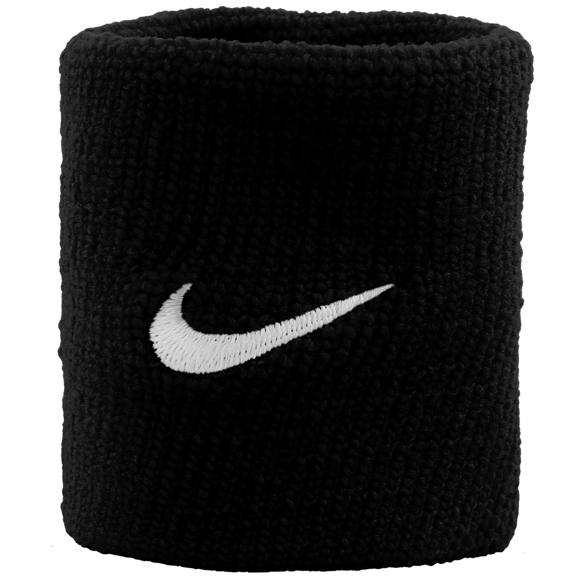 Nike Swoosh Poignet Pack de 2 unités court - noir, blanc Nike Swoosh Poignet Pack de 2 unités court - noir, blanc