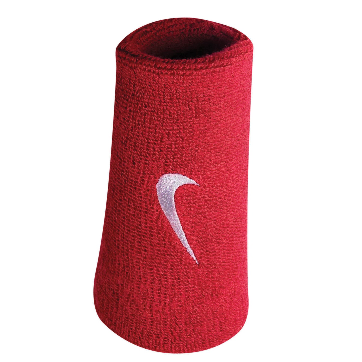 Nike Swoosh Doublewide Poignet Pack de 2 unités Unisex - rouge, blanc Nike Swoosh Doublewide Poignet Pack de 2 unités Unisex - rouge, blanc