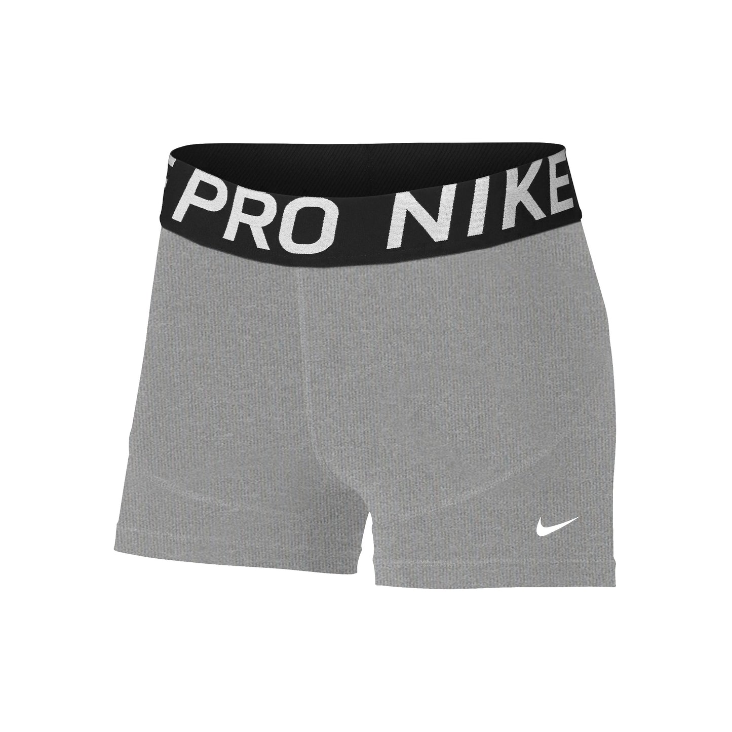 Nike Dri-Fit Big Kids 3in Shorts Filles-gris,blanc Nike Dri-Fit Big Kids 3in Shorts Filles-gris,blanc