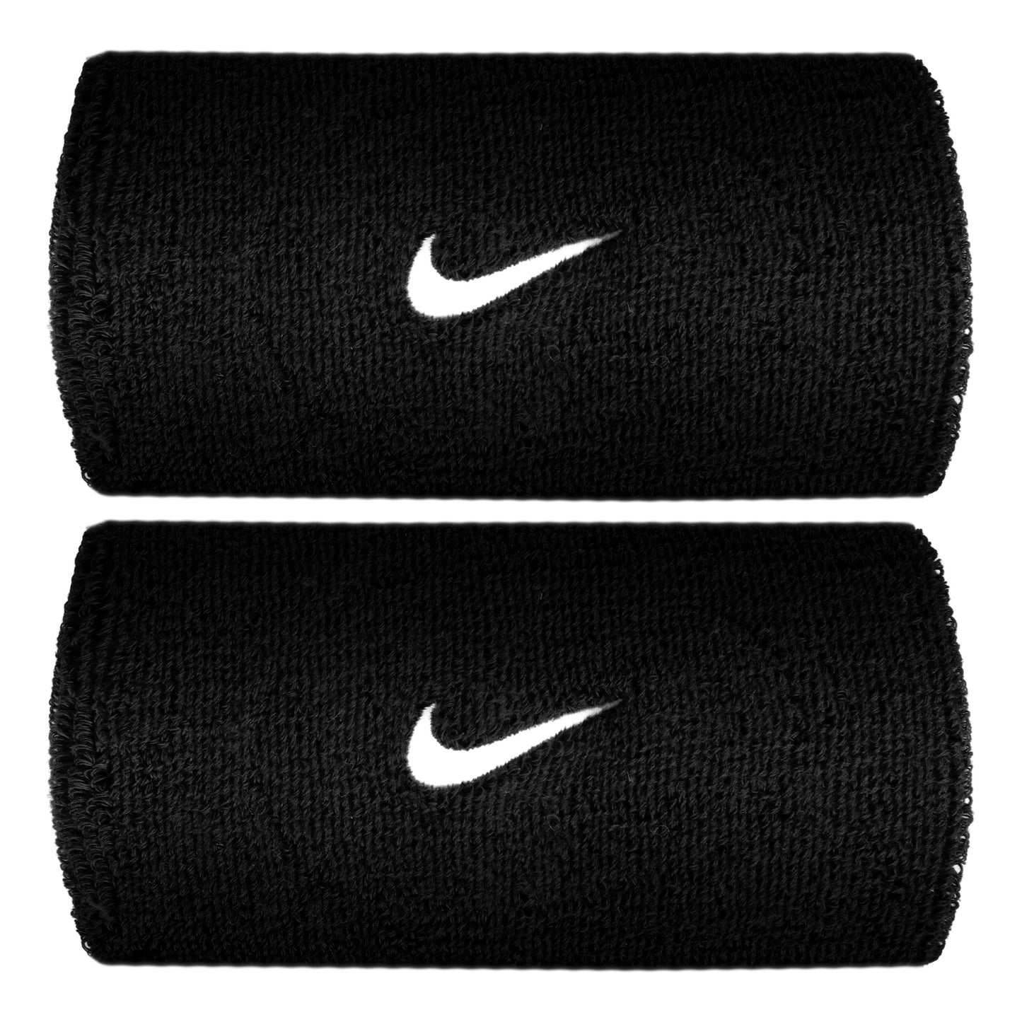 Nike Swoosh Classic Doublewide Poignet long - noir, blanc Nike Swoosh Classic Doublewide Poignet long - noir, blanc