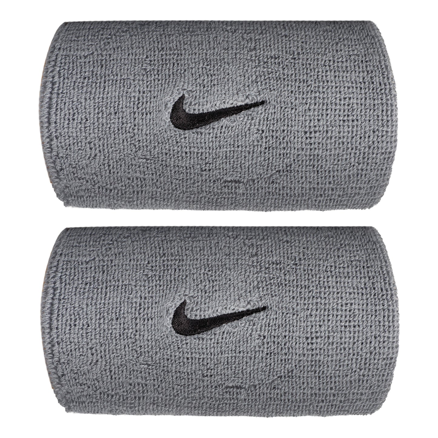 Nike Swoosh Classic Doublewide Poignet long - gris, noir Nike Swoosh Classic Doublewide Poignet long - gris, noir