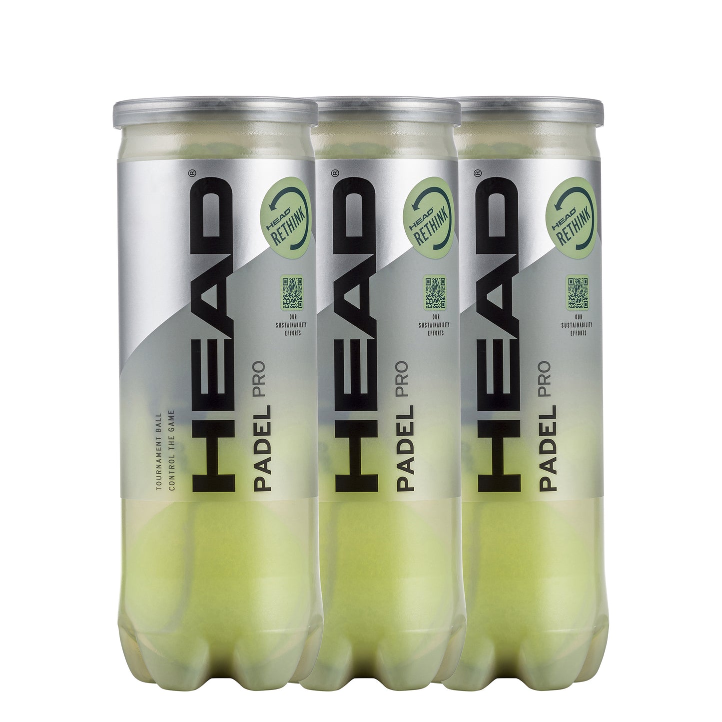 HEAD 3 Tubes de 3 Padel Pro HEAD 3 Tubes de 3 Padel Pro