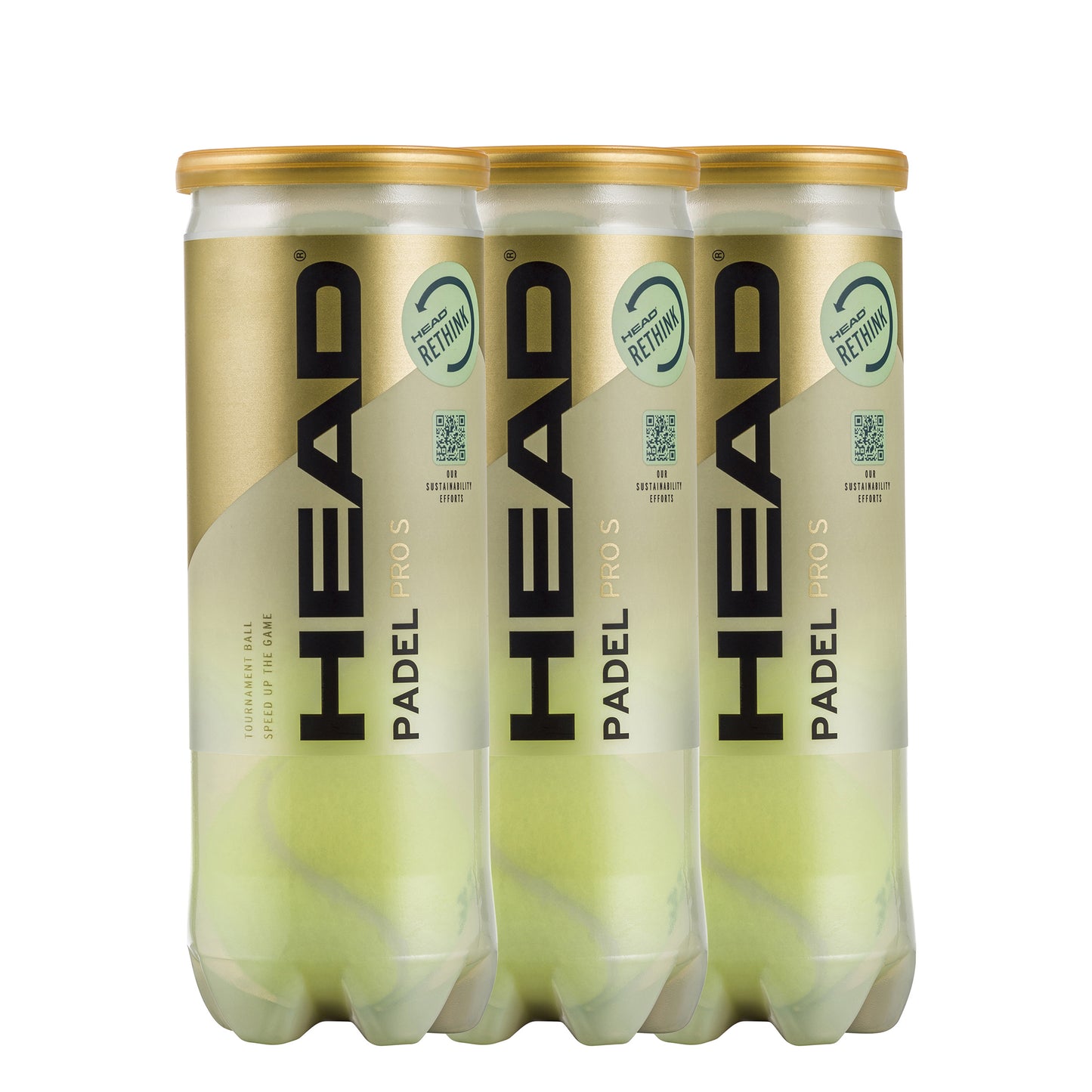 HEAD 3 Tubes de 3 Padel Pro S HEAD 3 Tubes de 3 Padel Pro S