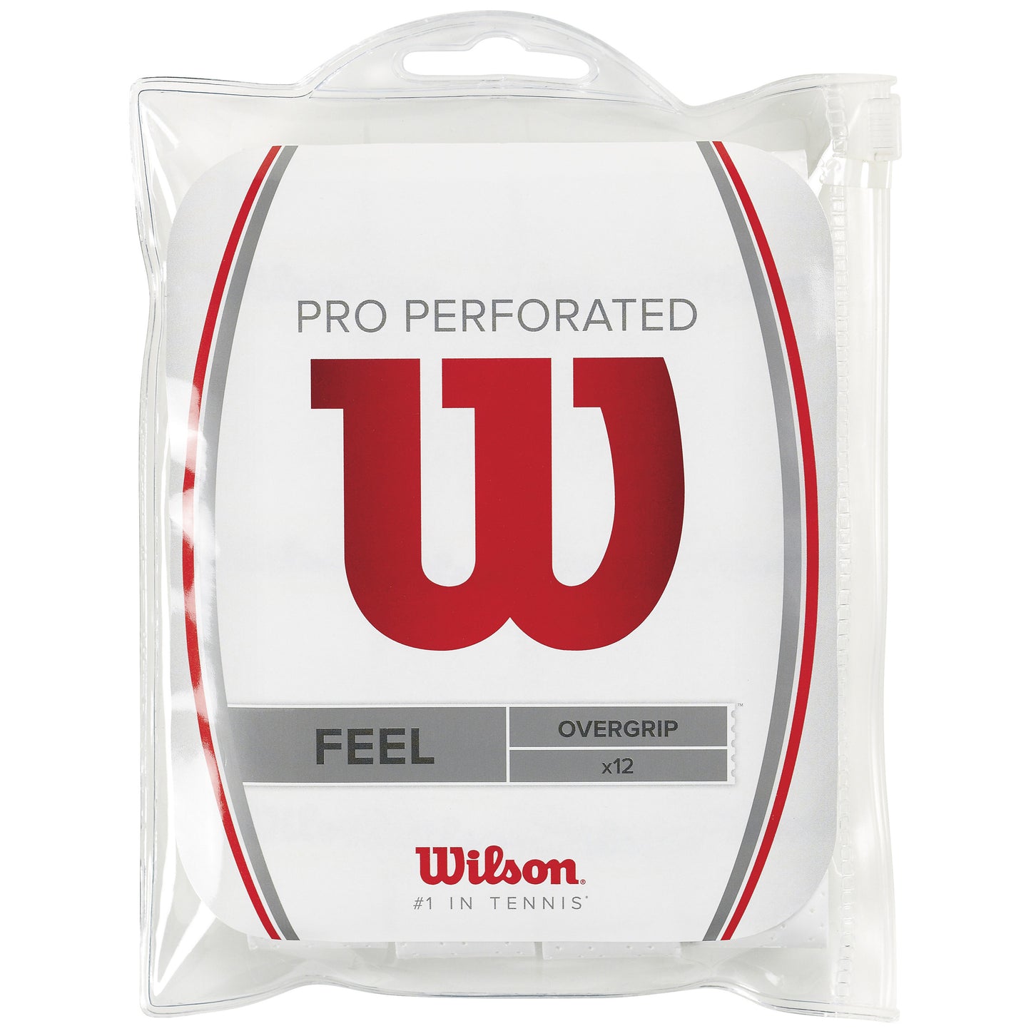 Wilson Pro Overgrip Perforated Pack De 12-Blanc Wilson Pro Overgrip Perforated Pack De 12-Blanc