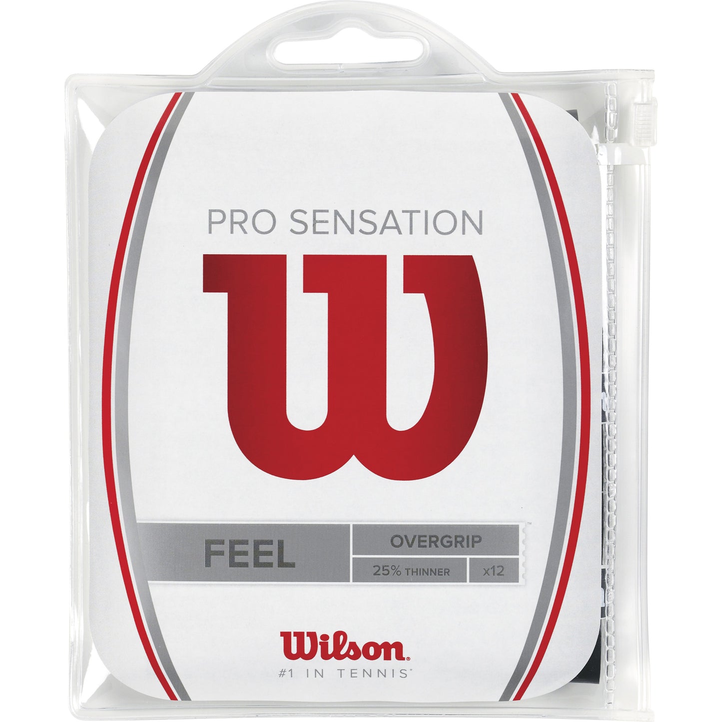 Wilson Pro Overgrip Sensation Pack de 12 - noir Wilson Pro Overgrip Sensation Pack de 12 - noir