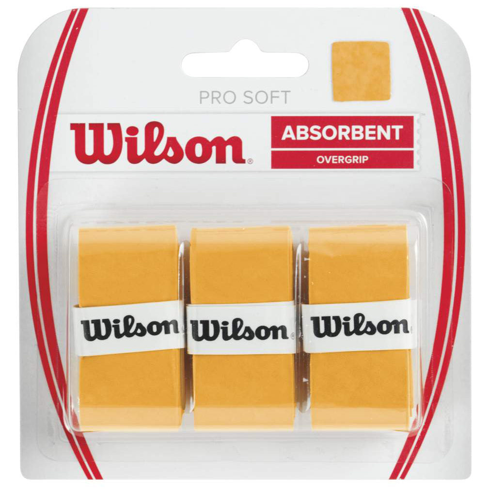 Wilson Soft Overgrip Pack De 3-Or Wilson Soft Overgrip Pack De 3-Or