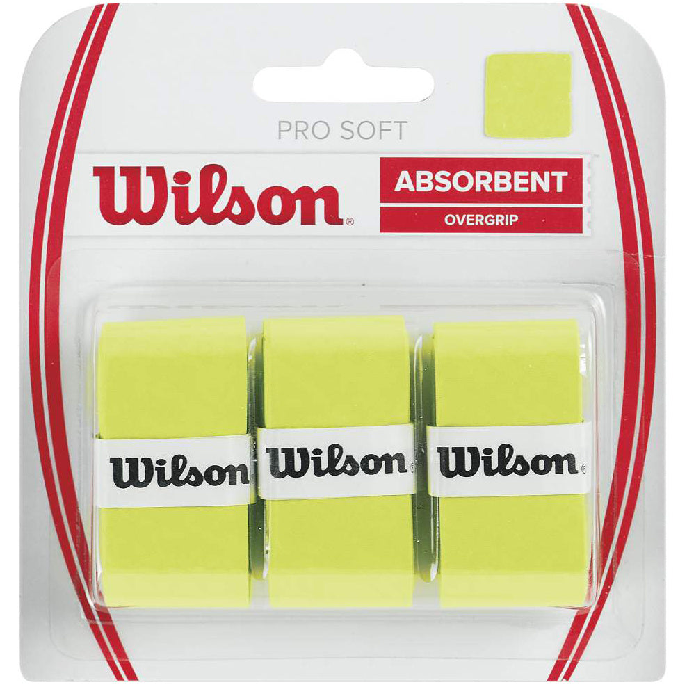 Wilson Soft Overgrip Pack De 3-Vert Wilson Soft Overgrip Pack De 3-Vert
