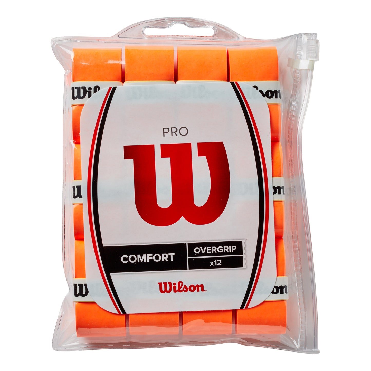 Wilson Burn Pro Overgrip Pack De 12-Orange Wilson Burn Pro Overgrip Pack De 12-Orange
