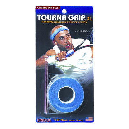 Tourna Grip XL Pack De 3-Bleu Tourna Grip XL Pack De 3-Bleu