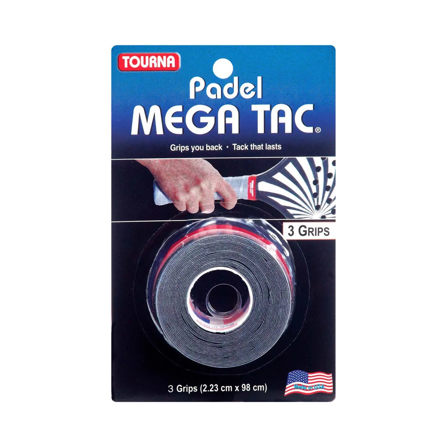 Tourna Padel Mega Tac Pack De 3-Noir Tourna Padel Mega Tac Pack De 3-Noir