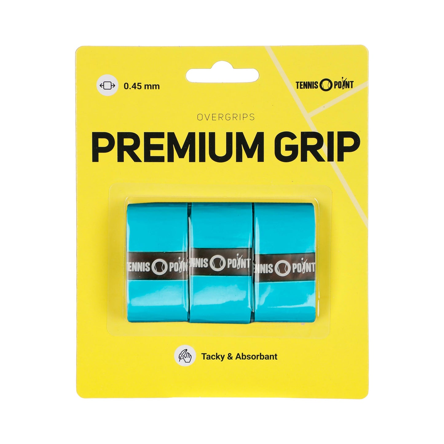 Tennis-Point Premium Grip Pack De 3-Bleu Tennis-Point Premium Grip Pack De 3-Bleu
