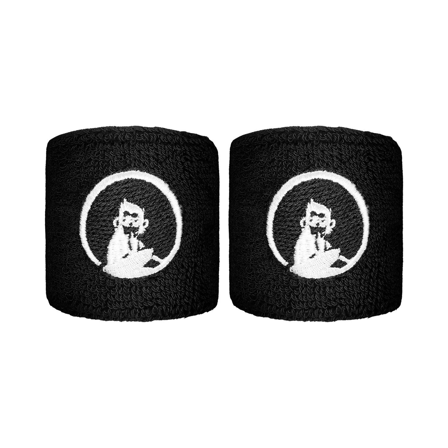 Quiet Please Poignet Pack de 2 unités court - noir Quiet Please Poignet Pack de 2 unités court - noir