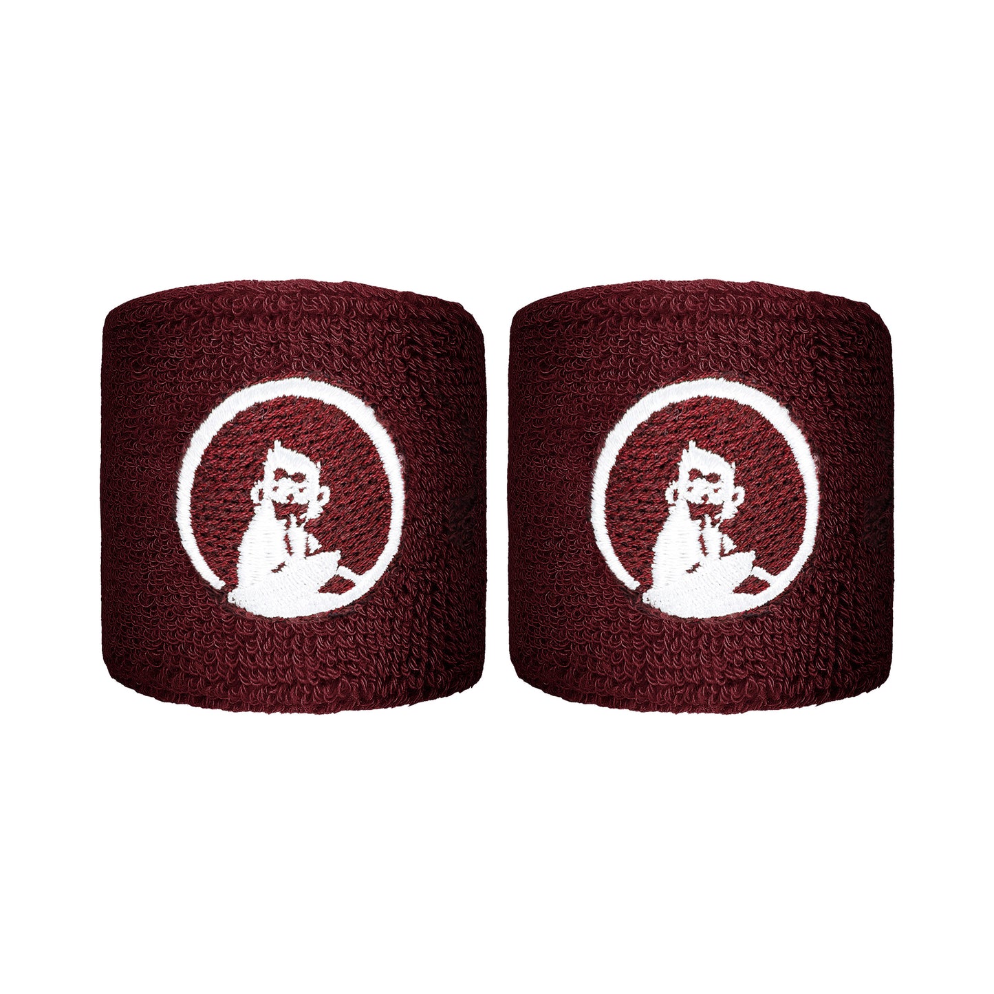 Quiet Please Poignet Pack de 2 unités court - rouge vin Quiet Please Poignet Pack de 2 unités court - rouge vin