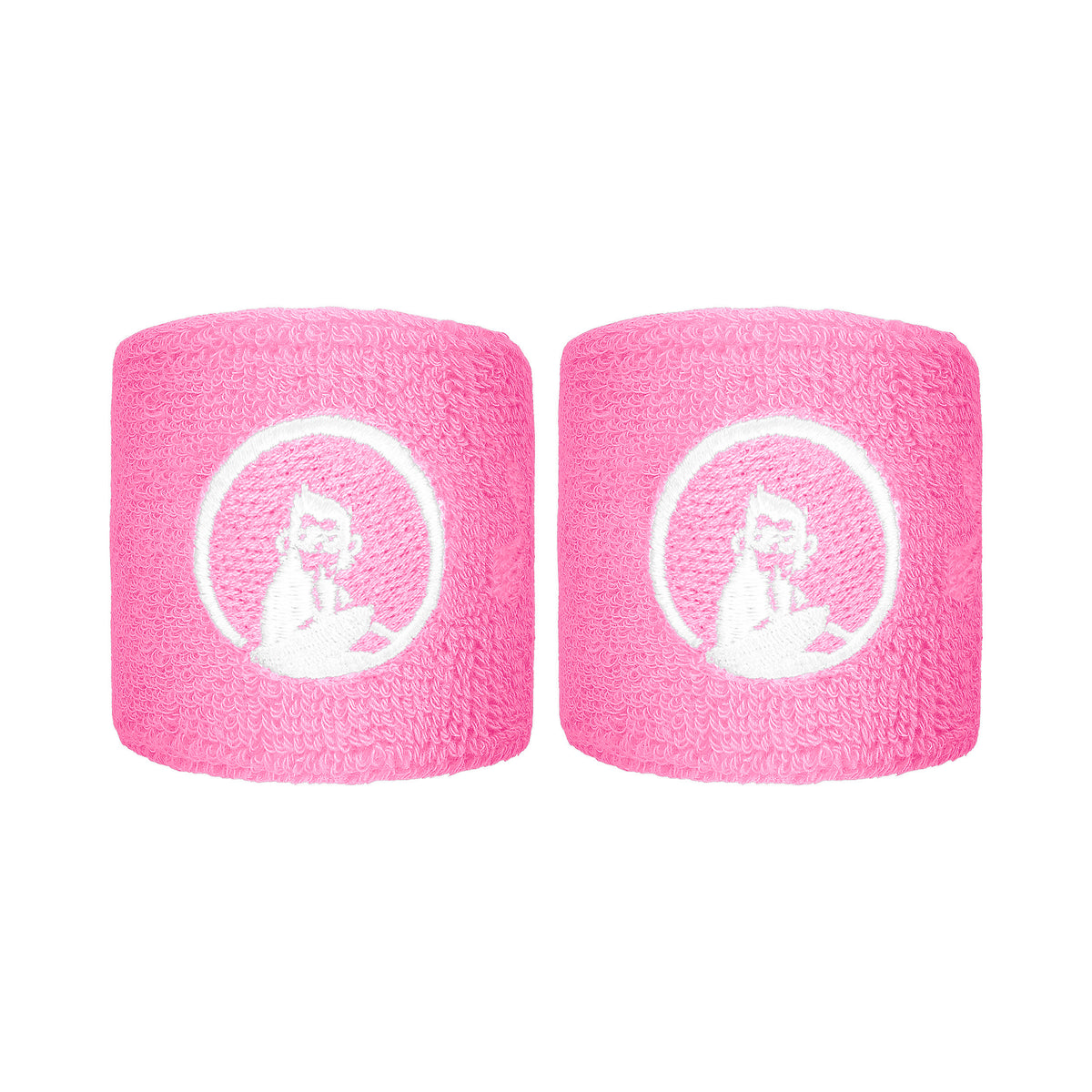 Quiet Please Poignet Pack de 2 unités court - rose, blanc Quiet Please Poignet Pack de 2 unités court - rose, blanc