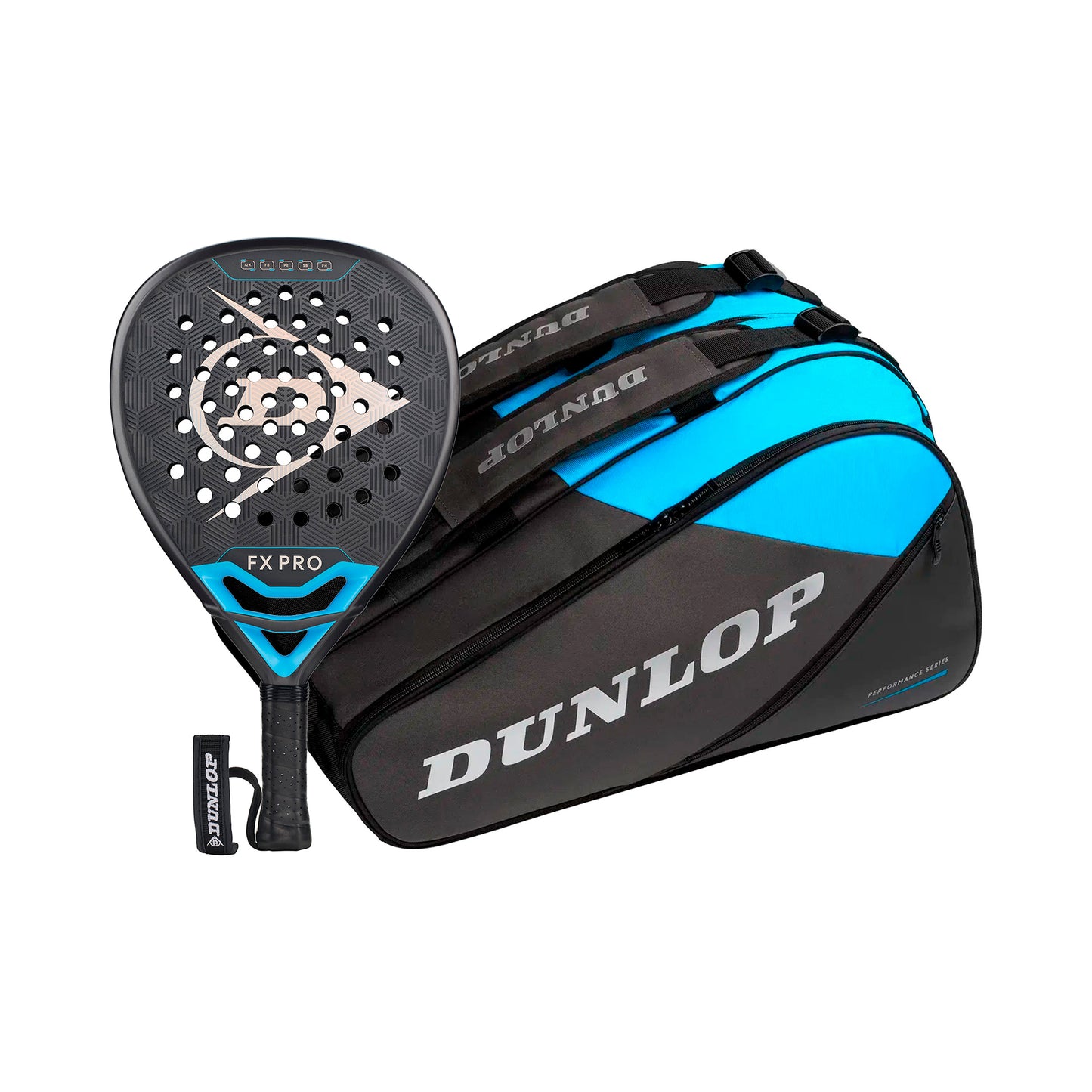 Dunlop FX Pro + sac de tennis Dunlop FX Pro + sac de tennis