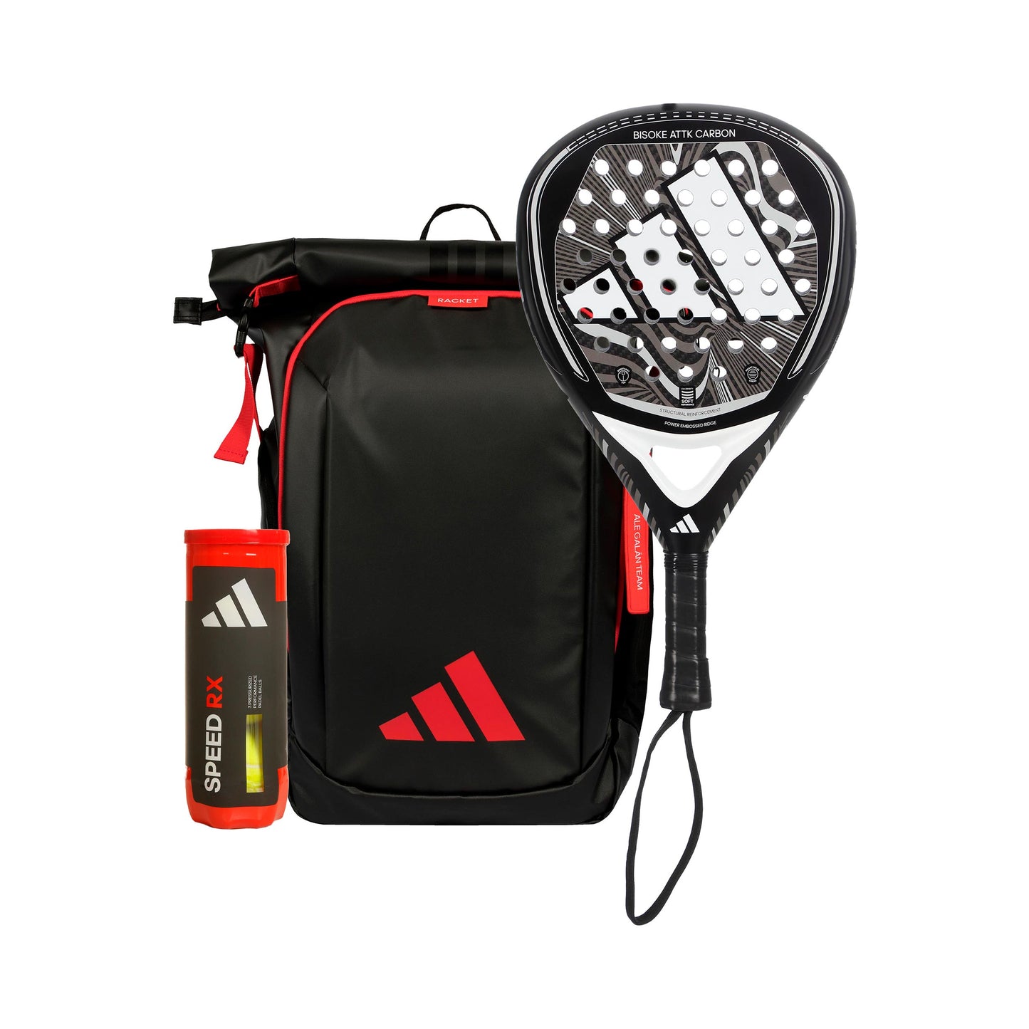 adidas Pack de 3 Bisoke Attk Carbon adidas Pack de 3 Bisoke Attk Carbon