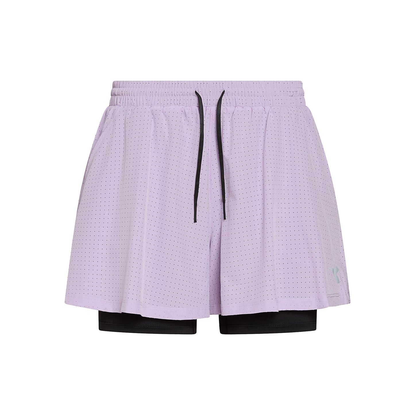 Diadora 2in1 Shorts Femmes - lilas Diadora 2in1 Shorts Femmes - lilas