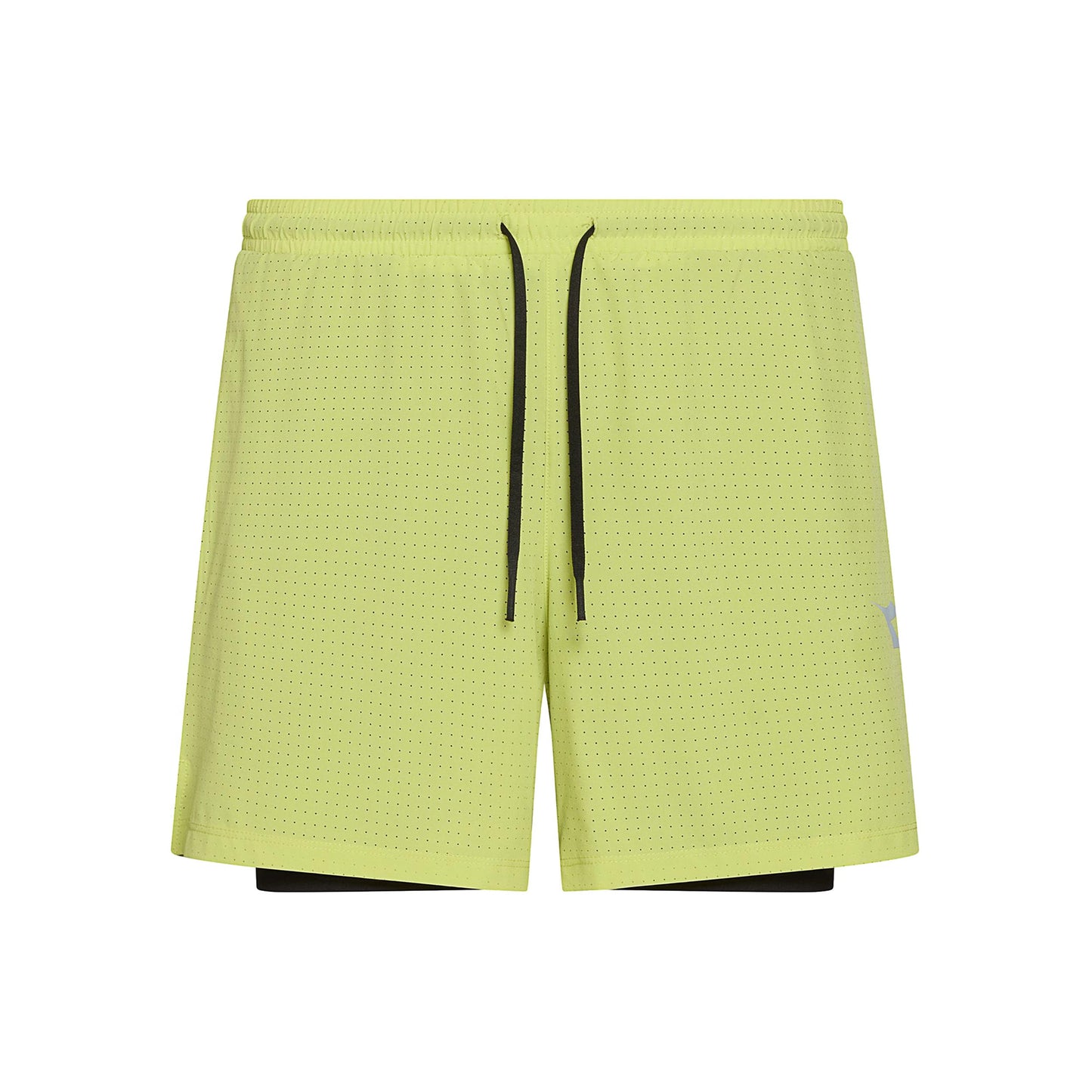 Diadora 2in1 Shorts Hommes - jaune lemon Diadora 2in1 Shorts Hommes - jaune lemon