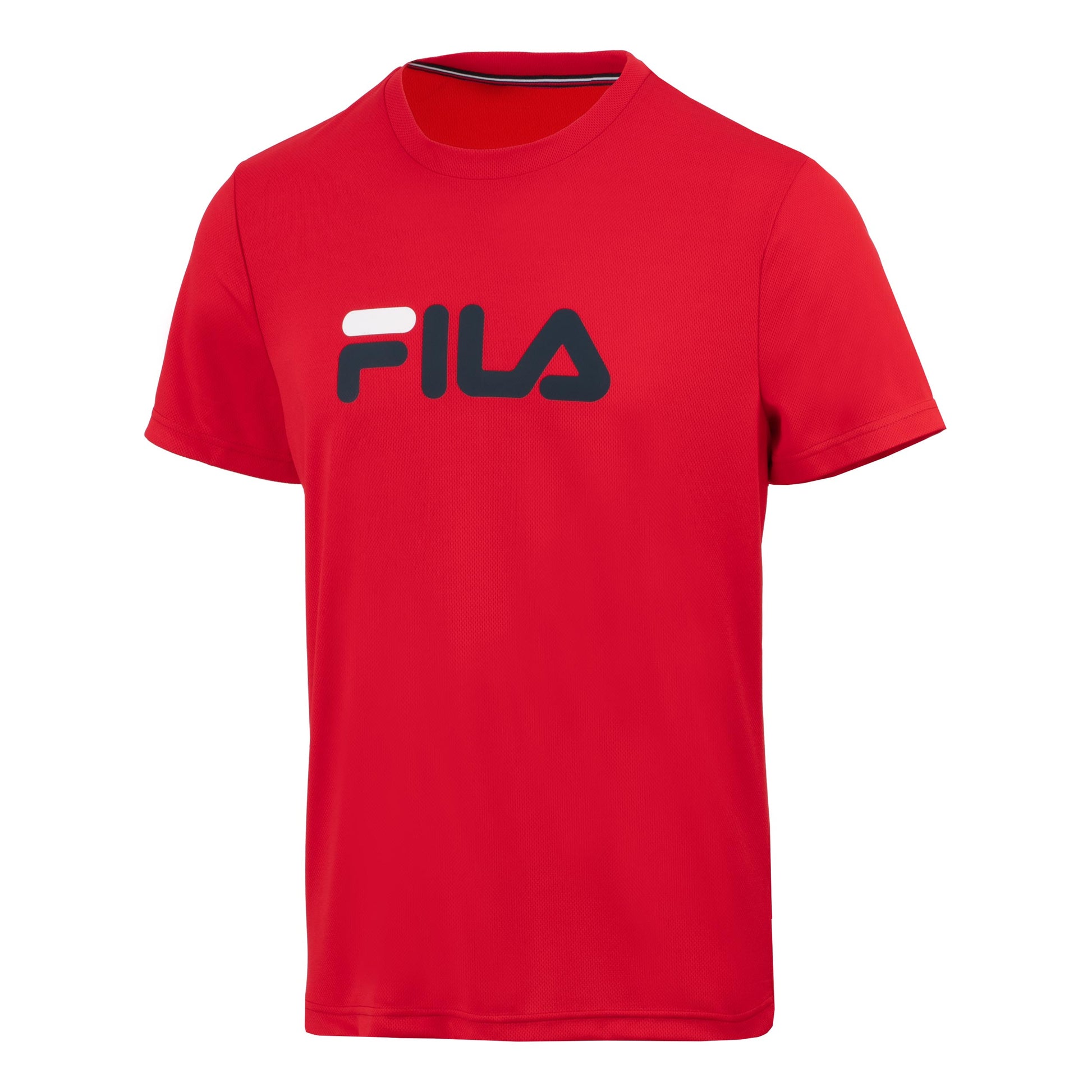 Fila Logo T-shirt - rouge, noir