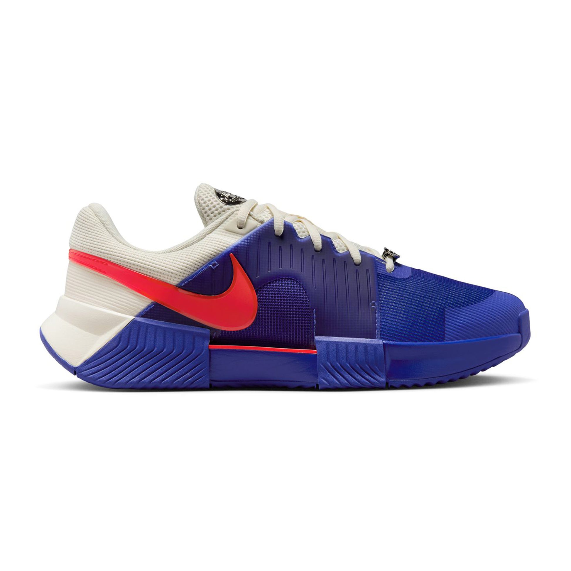 Nike GP Challenge 1 PRM Chaussure Terre Battue Hommes-Bleu Foncé,Crème