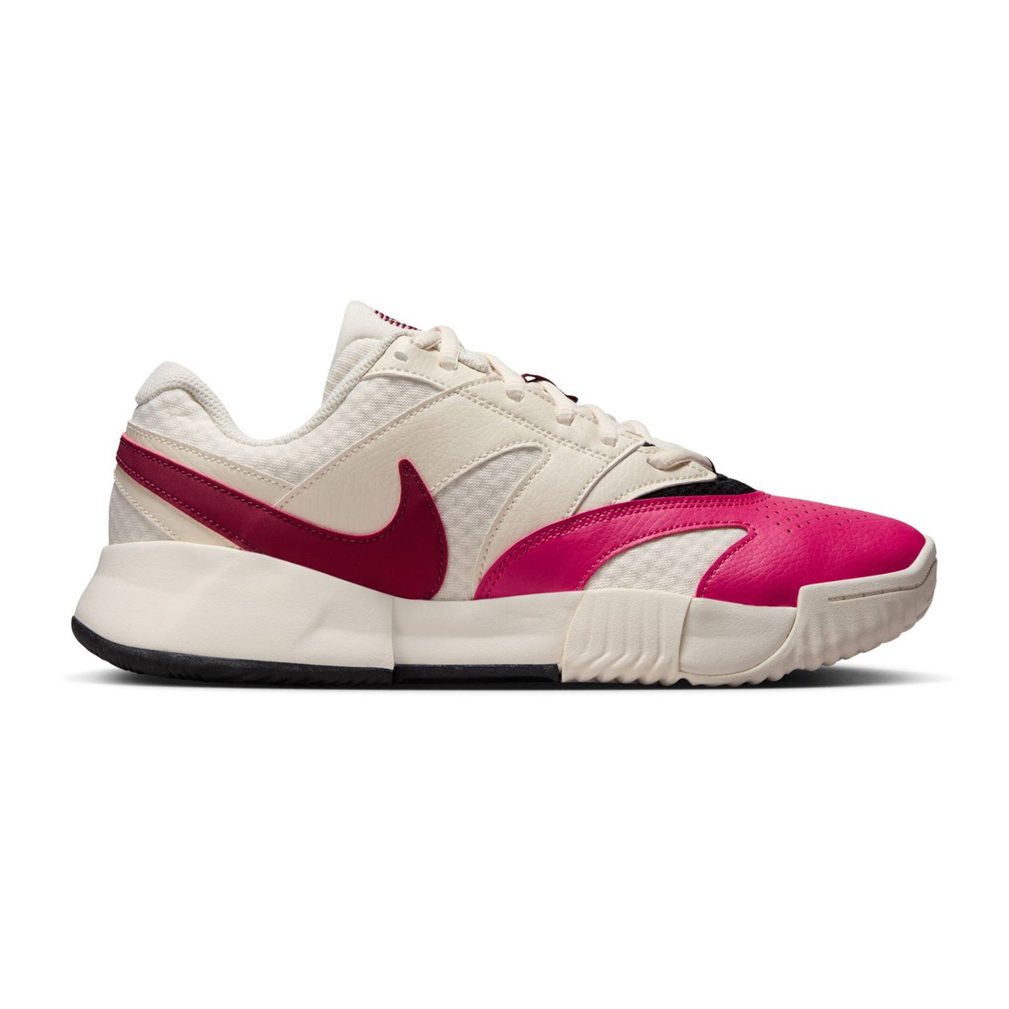 Nike Court Lite 4 Chaussure Terre Battue Femmes-Crème,Rouge