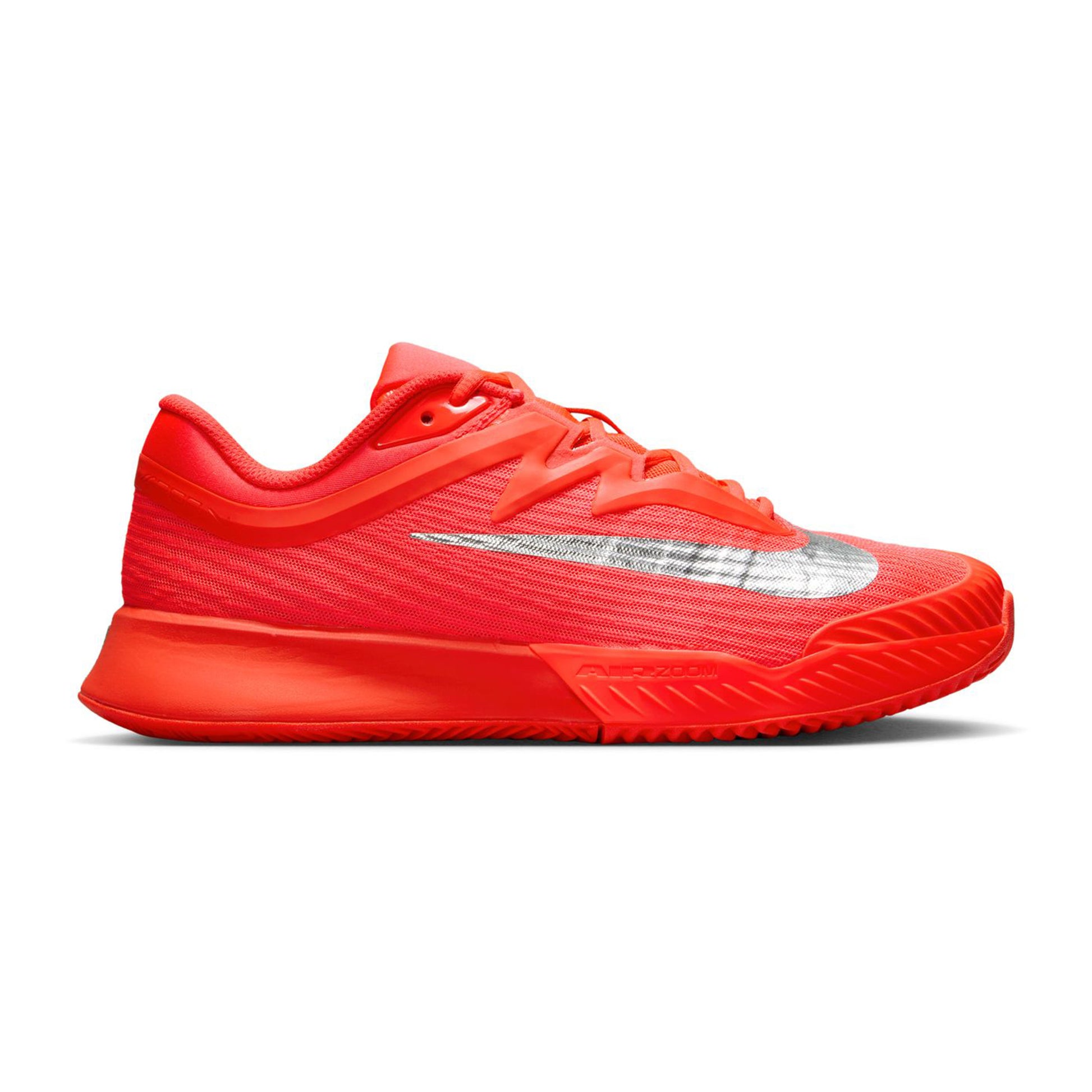 Nike Vapor Pro 3 Chaussure terre battue Femmes - rouge fluo, argent