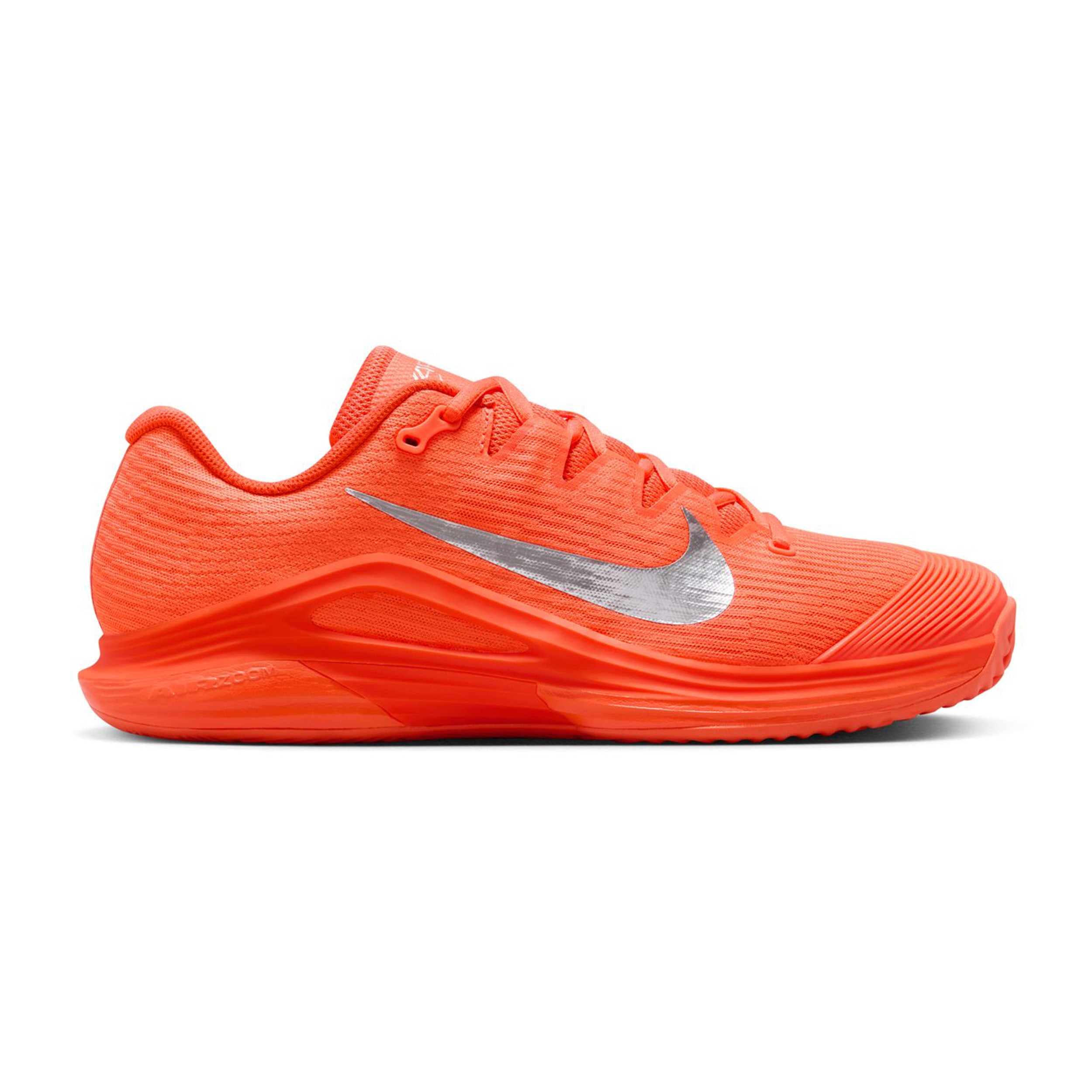 Nike Zoom Vapor 12 Chaussure Terre Battue Hommes-Orange,Argent
