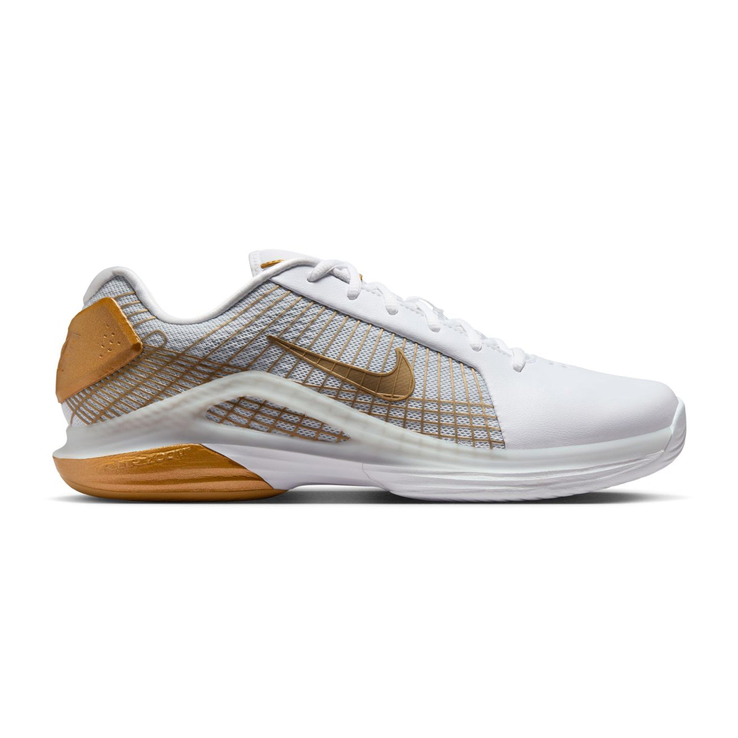 Nike Vapor 12 Hypersmash Chaussures toutes surfaces Hommes - blanc, or