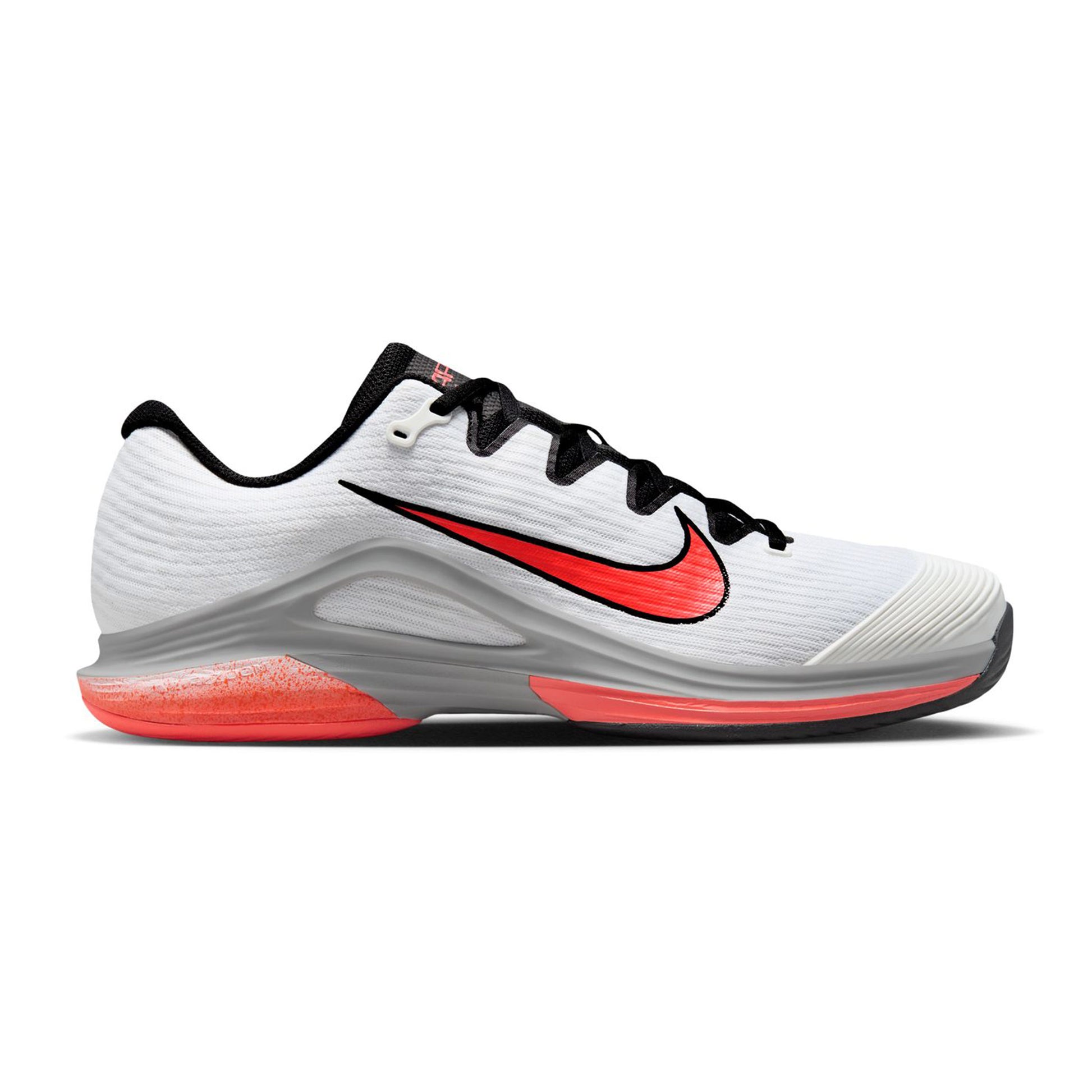 Nike Vapor 12 PRM FO Chaussures toutes surfaces Hommes - blanc, corail