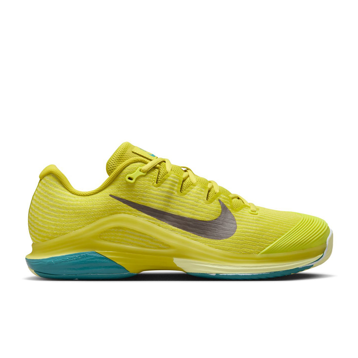 Nike Vapor 12 PRM Chaussures Toutes Surfaces Hommes-Jaune Citron,Turquoise