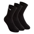 Everyday Cushioned Chaussettes de tennis Pack de 3 Unisex - noir