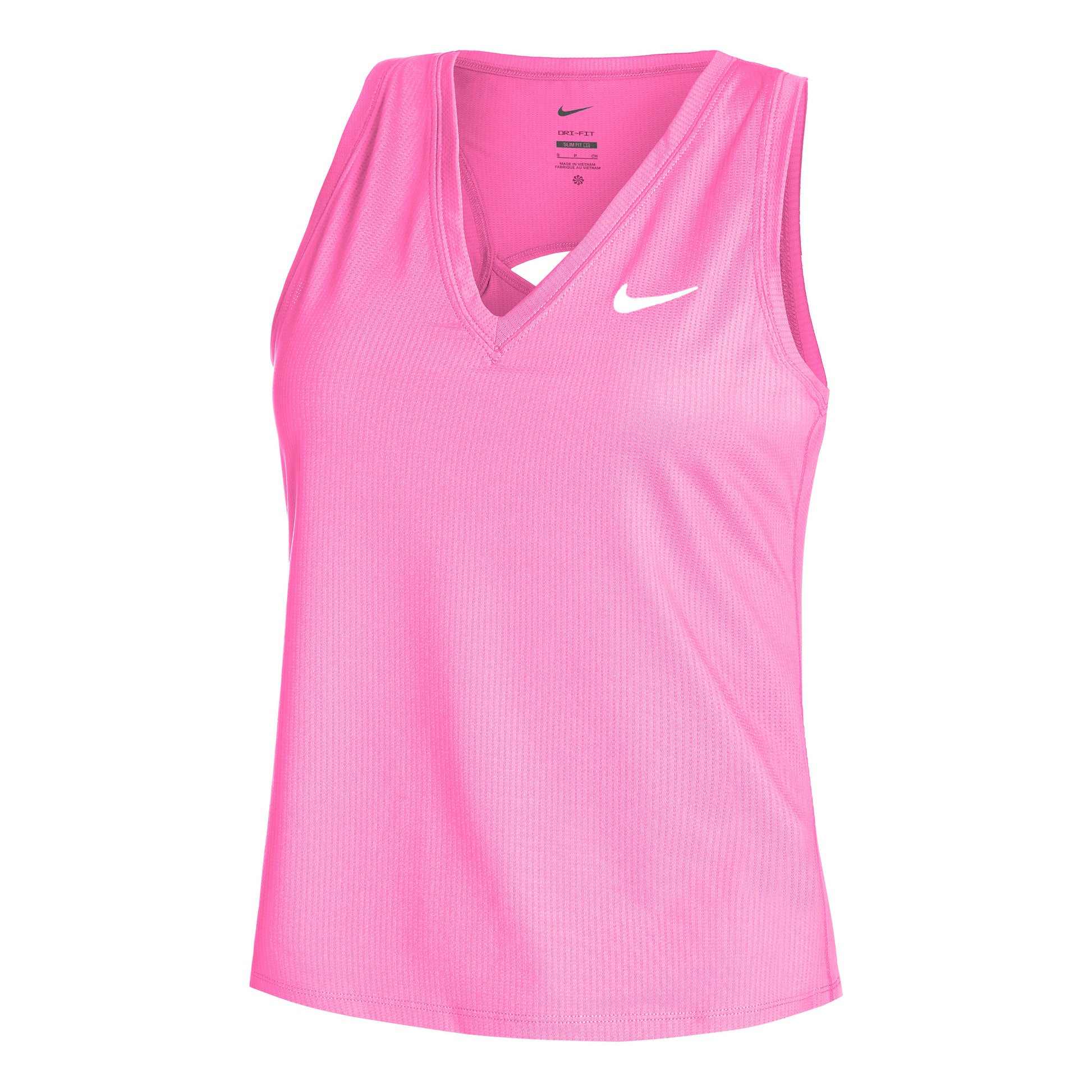 Nike Dri-Fit Victory Court Débardeur tank top Femmes - pink, blanc