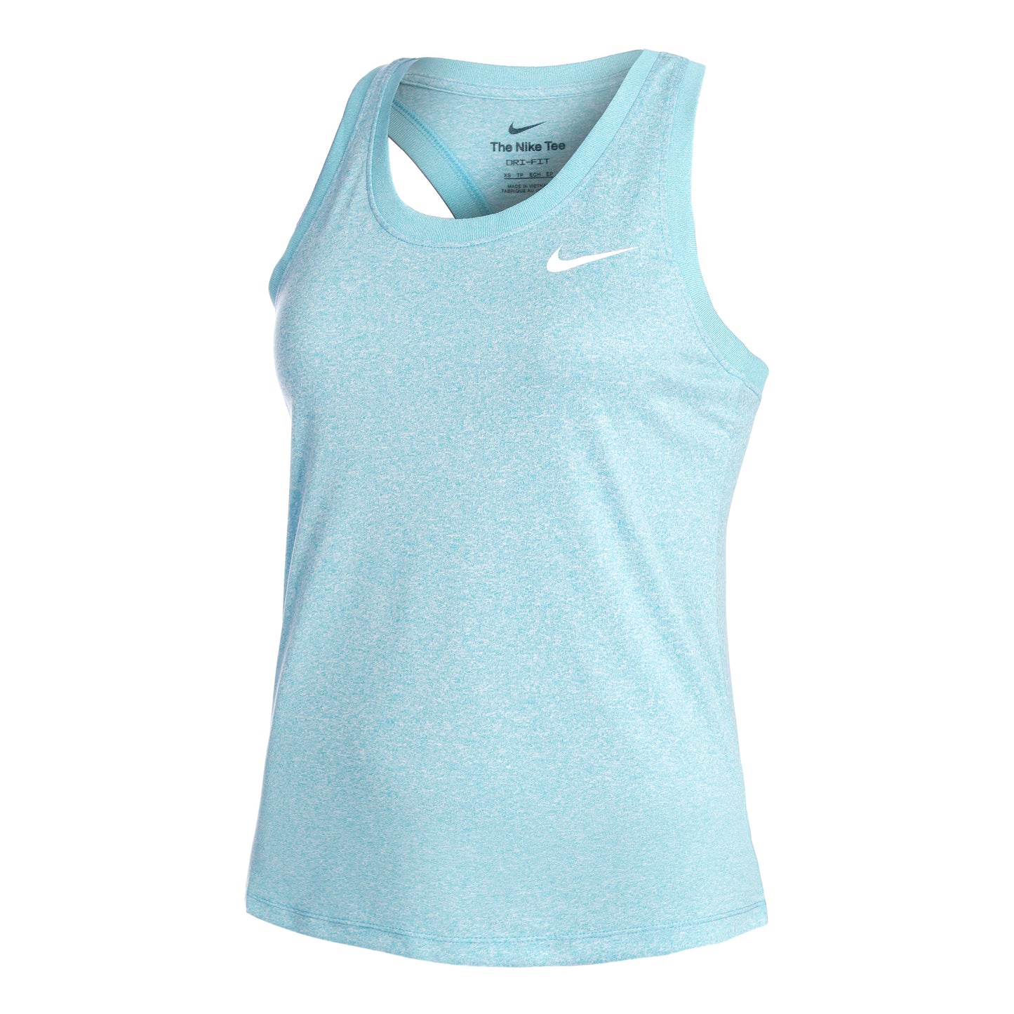 Nike Dri-Fit Regular Racerback Débardeur tank top Femmes - bleu clair,