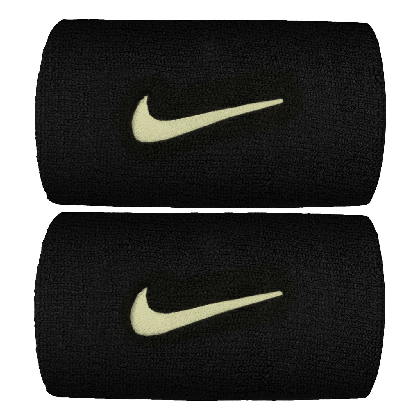 Nike Premier DW Poignet Pack de 2 unités long - noir, jaunes fluo
