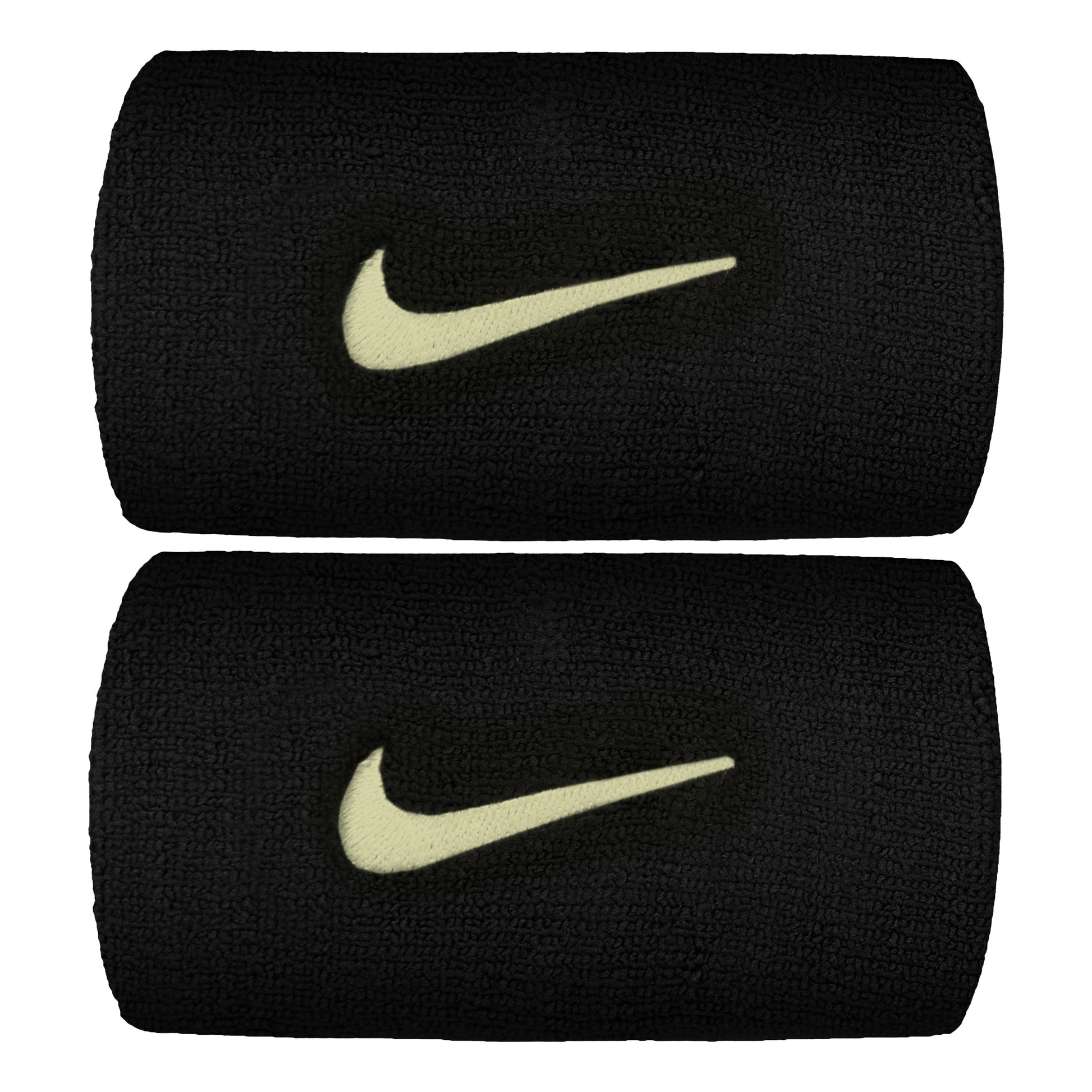 Nike Premier DW Poignet Pack de 2 unités long - noir, jaunes fluo