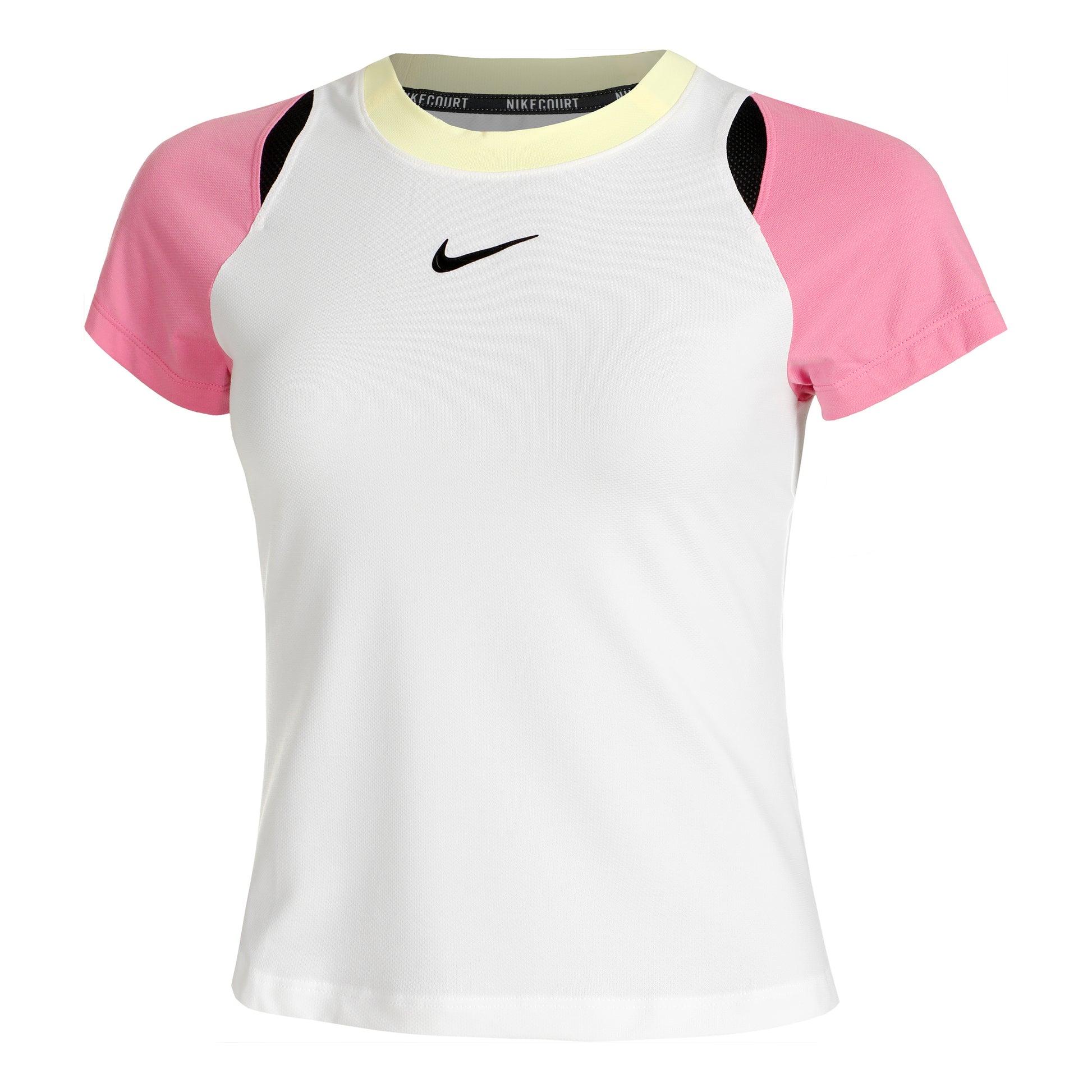 Nike Court Dri-Fit Advantage T-shirt Femmes - blanc, pink