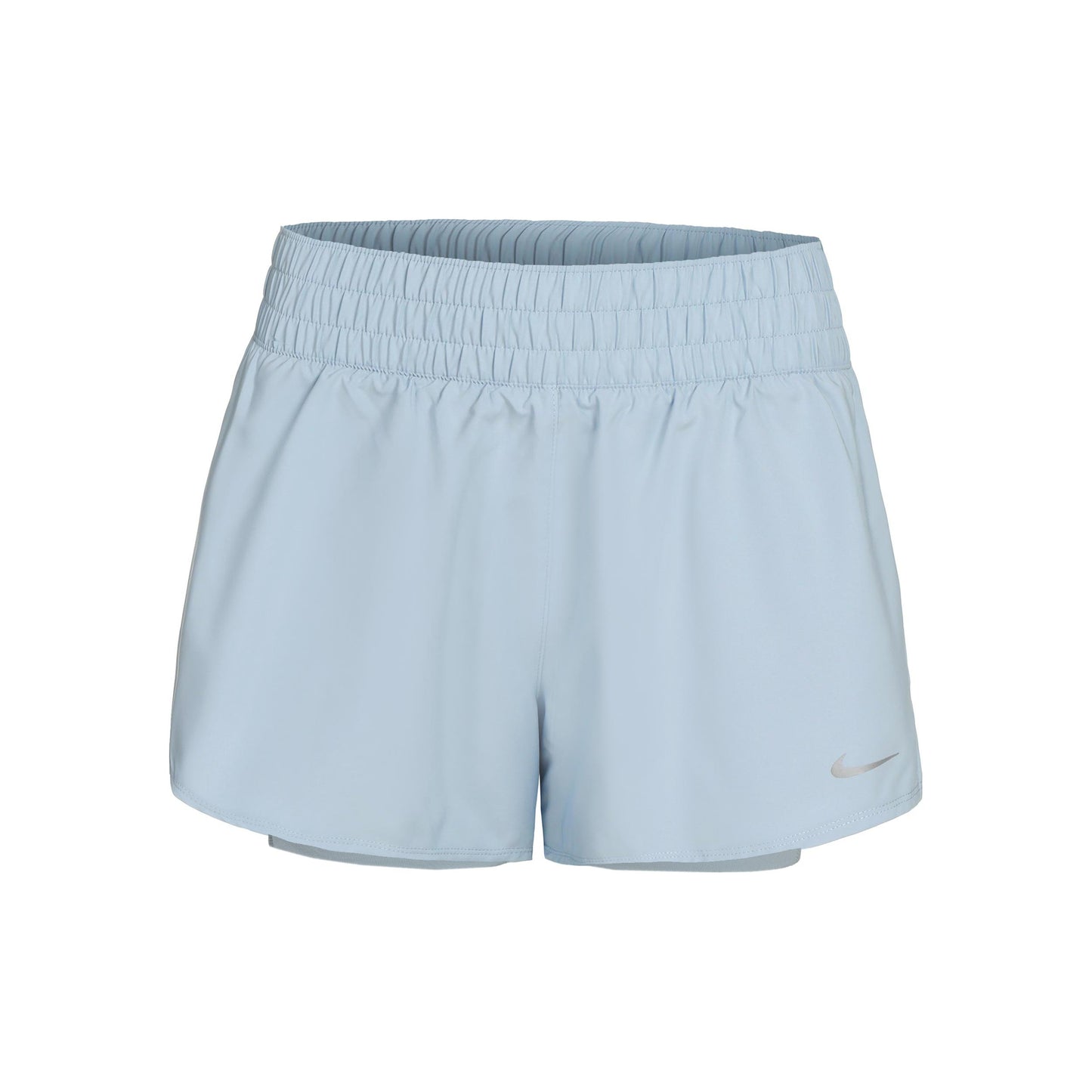 Nike Dri-Fit One Mid Rise 2in1 3in Shorts Femmes - bleu clair,