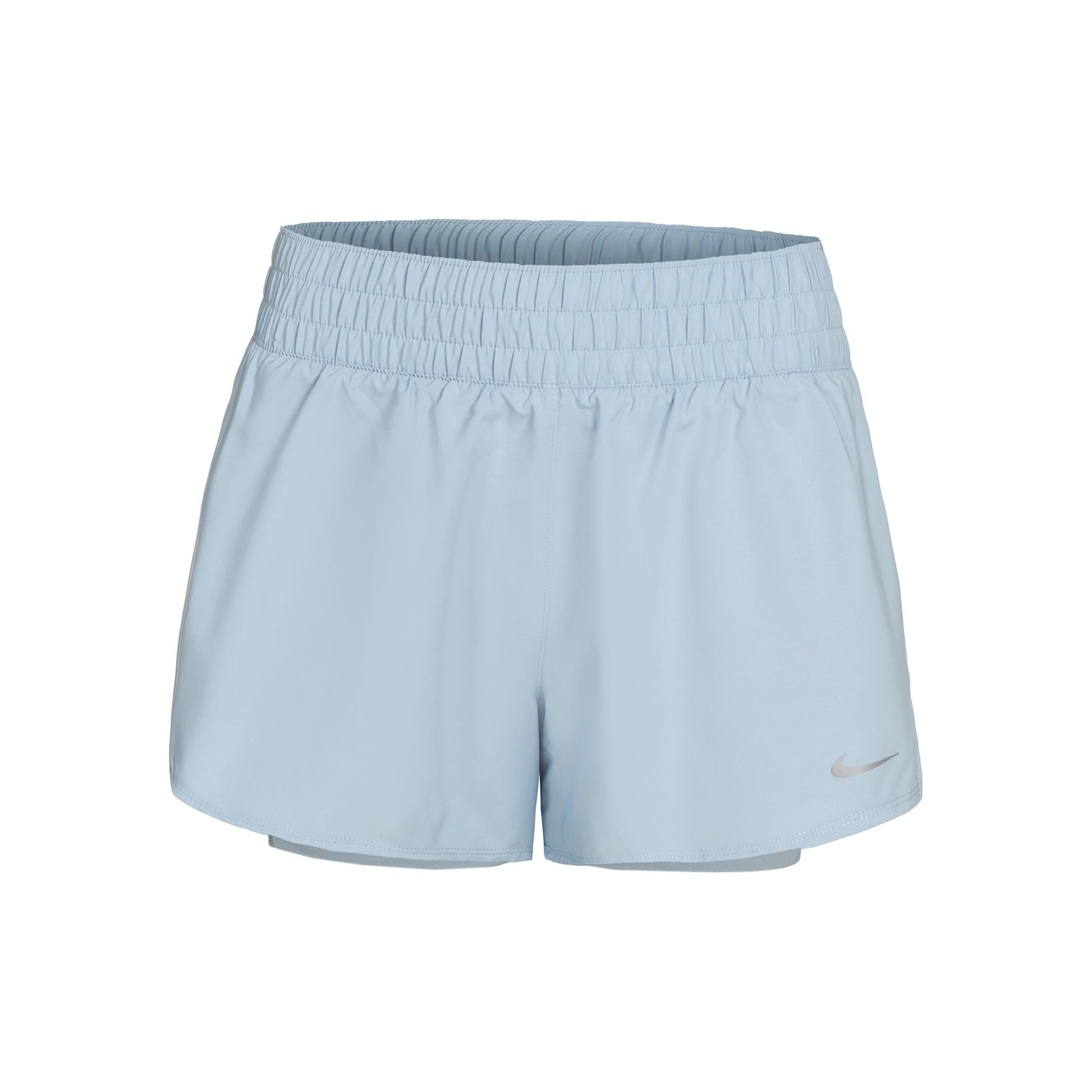 Nike Dri-Fit One Mid Rise 2in1 3in Shorts Femmes - bleu clair,