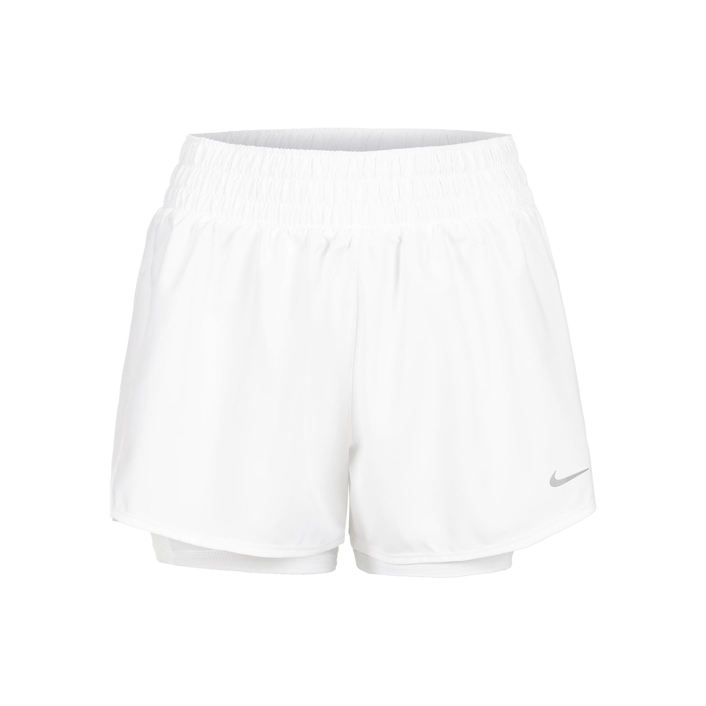 Nike Dri-Fit One Mid Rise 2in1 3in Shorts Femmes - blanc,