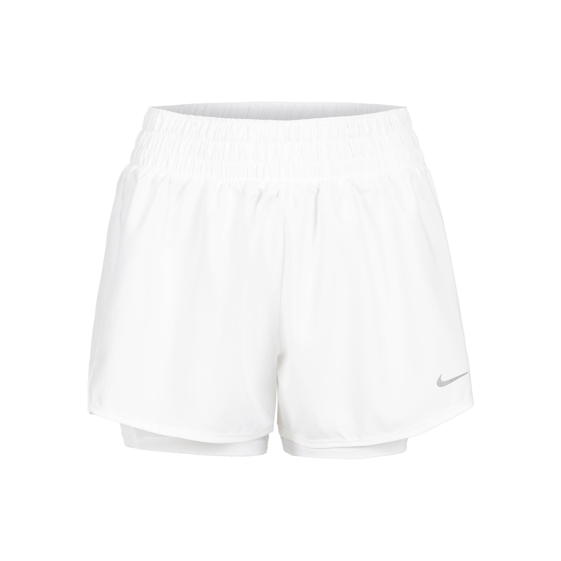 Nike Dri-Fit One Mid Rise 2in1 3in Shorts Femmes - blanc,