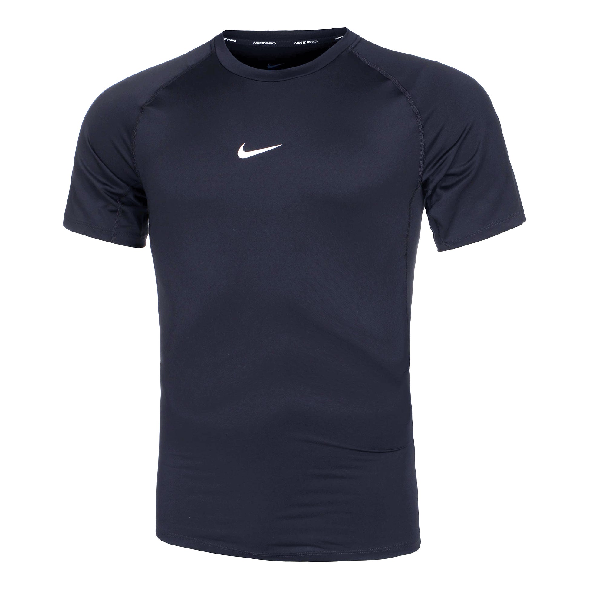 Nike Dri-Fit Pro T-shirt Hommes - bleu foncé, blanc
