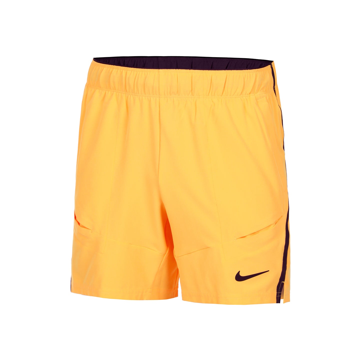 Nike Court Dri-Fit Advantage  7in Shorts Hommes - orange, noir