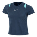 Court Dri-Fit Advantage T-shirt Femmes - bleu foncé, turquoise