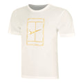 Court Dri-Fit Heritage T-shirt Hommes - crème,