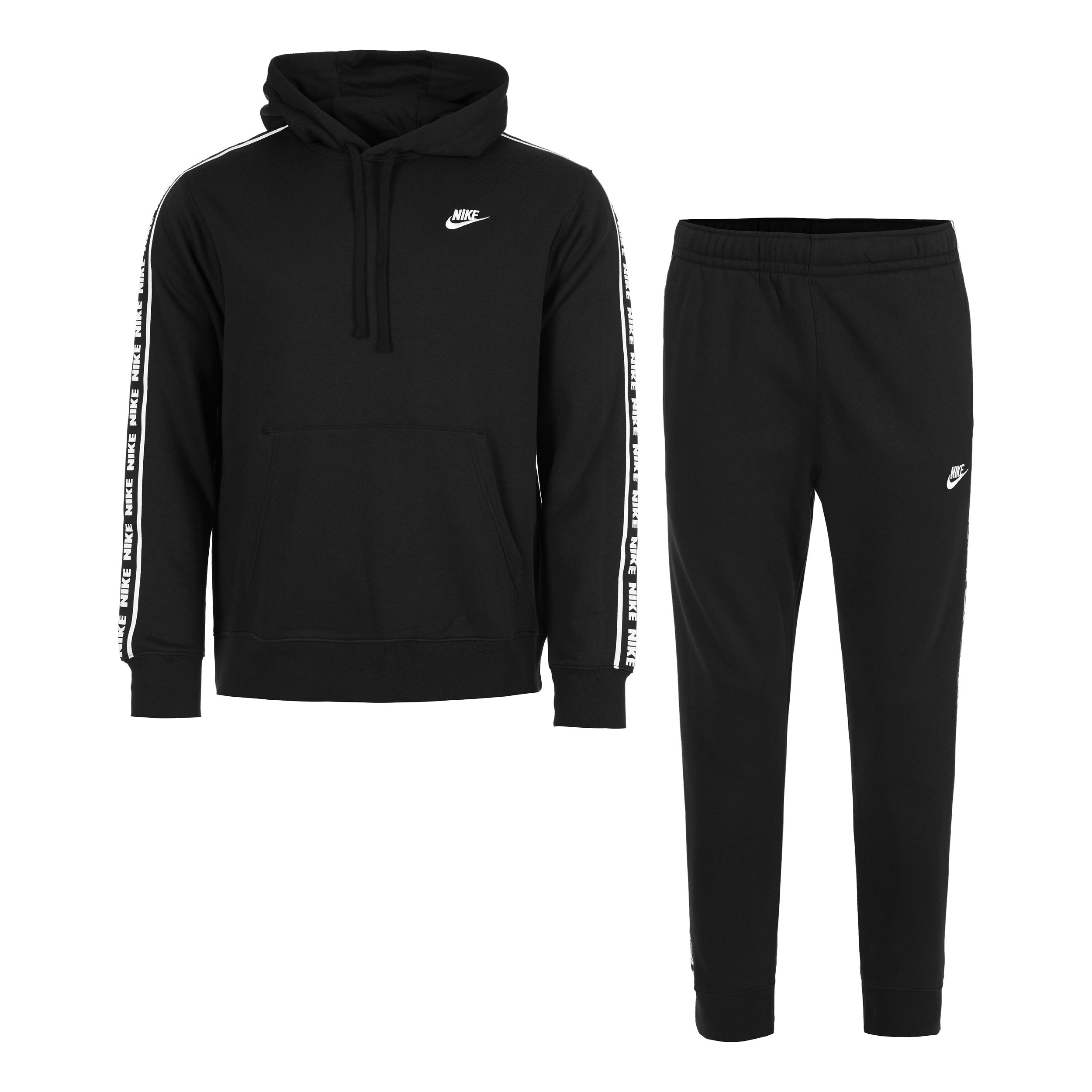 Nike Club Fleece GX Survêtement Hommes - noir, blanc