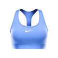 Swoosh Medium Soutien-gorge sport Femmes - bleu clair, blanc