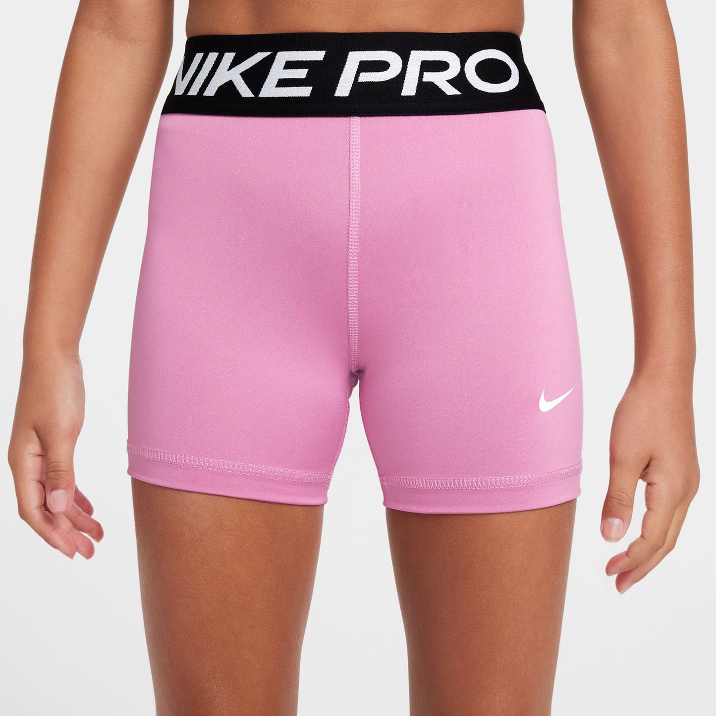 Nike Dri-Fit Big Kids 3in Shorts Filles - rosé, noir