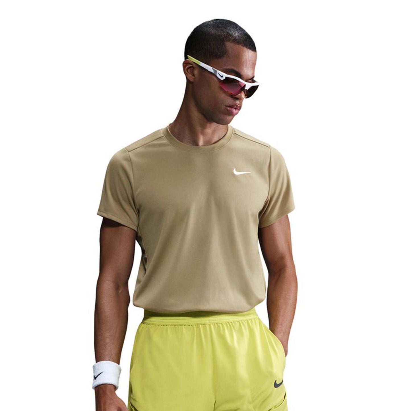 Nike Court Dry Victory T-shirt Hommes-Beige