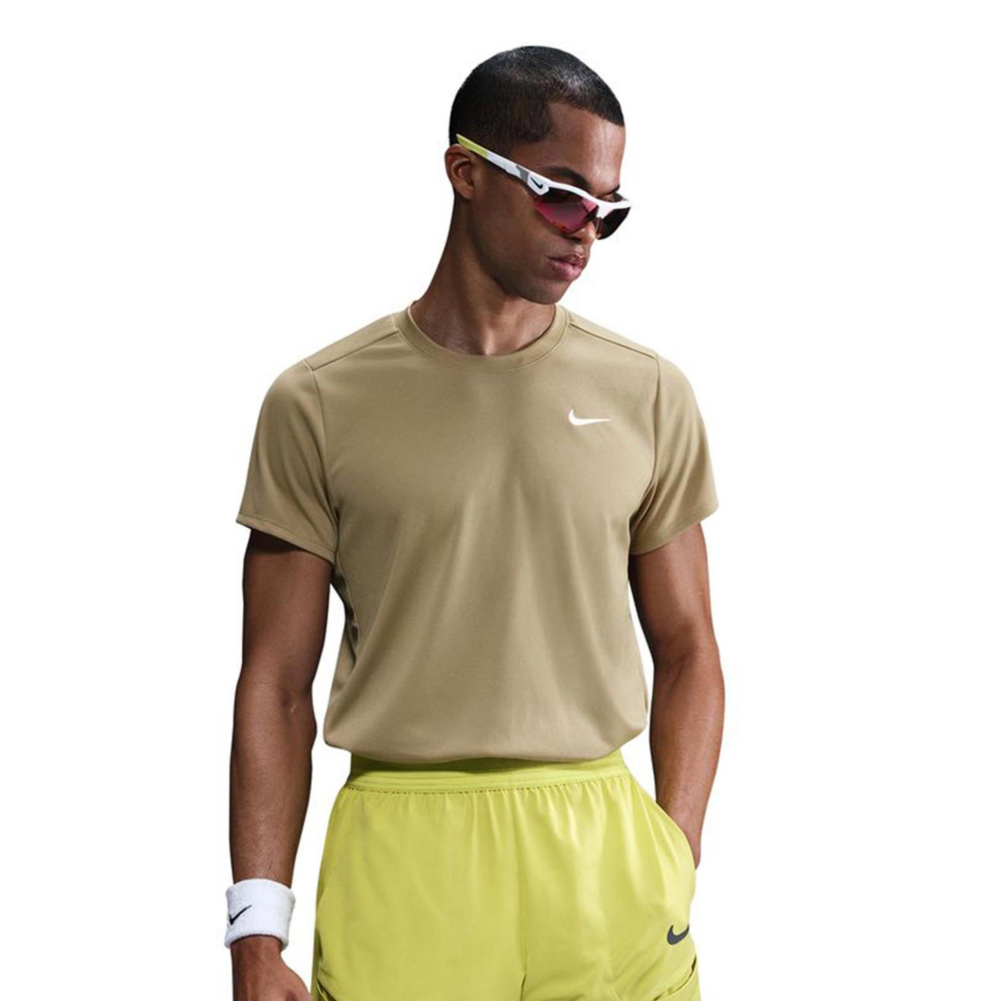 Nike Court Dry Victory T-shirt Hommes-Beige