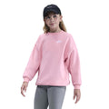 Club Fleece Oversized Crew Sweat-shirt Filles-Rosé